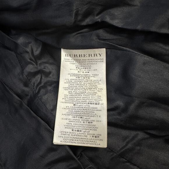 Burberry Brit Double Breasted Belted Virgin Wool Trench Coat - Picture 7 of 13